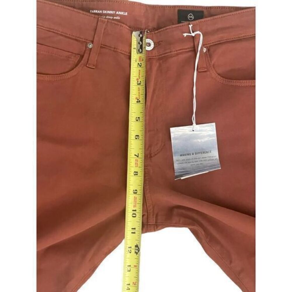 AG Adriano Goldschmied Farrah Skinny Ankle Jeans High Rise Stretch Sateen 30 - Picture 5 of 11
